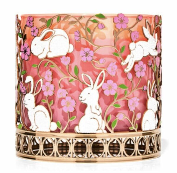 Bunny Toss 3-Wick Candle Holder