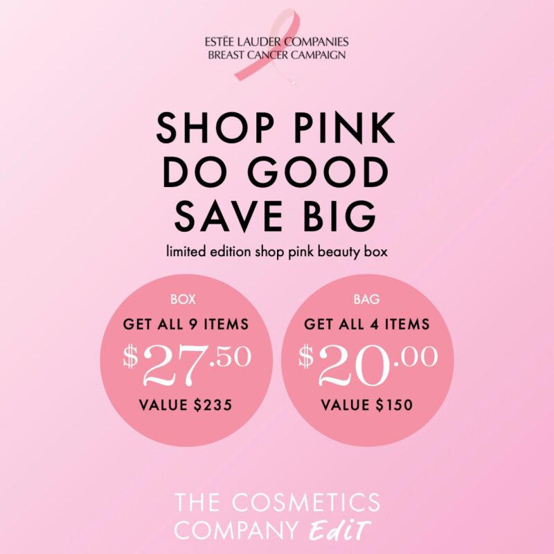 Shop Pink. Do Good. Save Big.