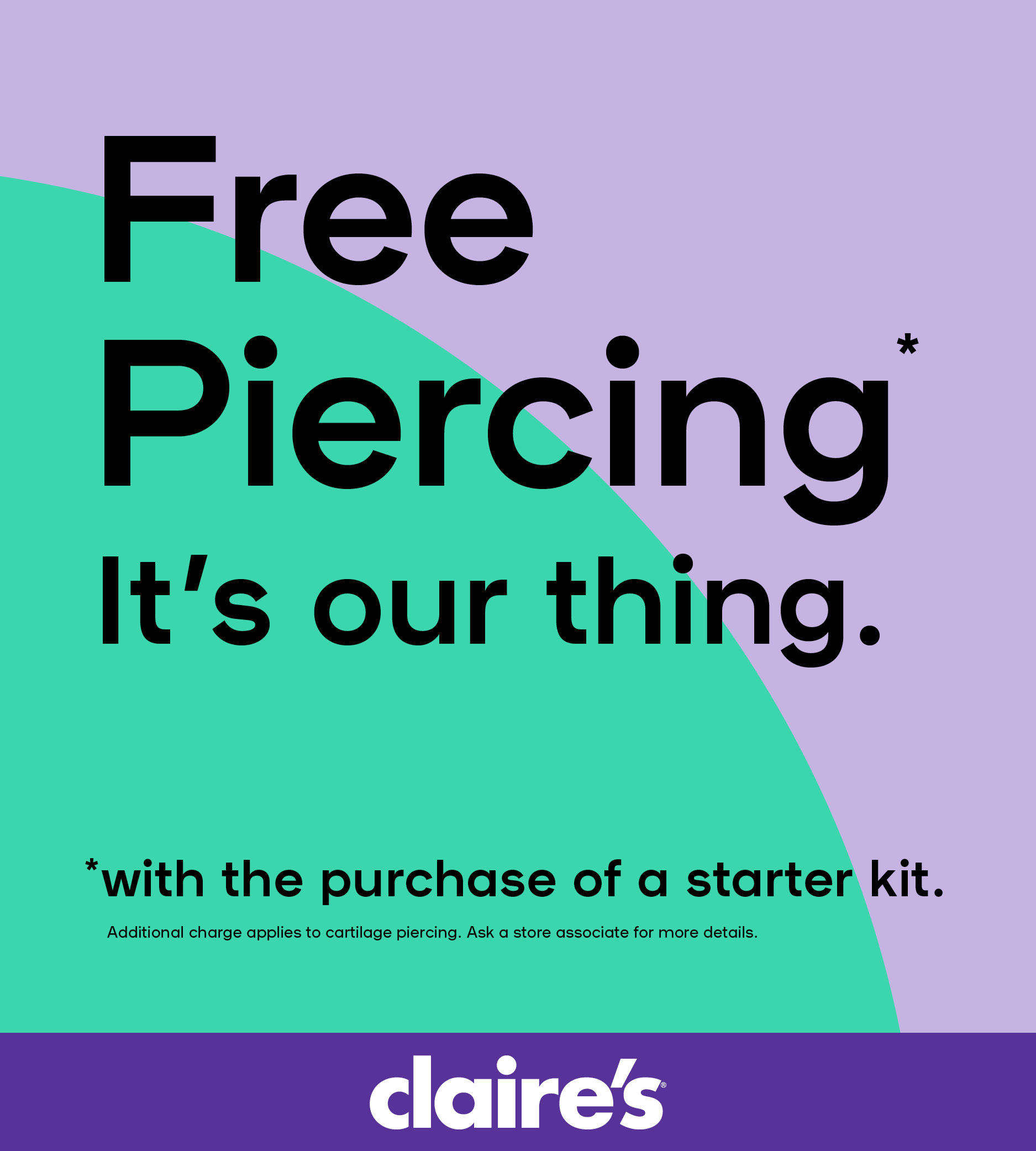 Free* Ear Piercing